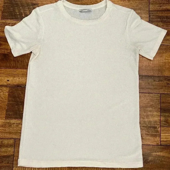 Zara Trafaluc Cream Top S - Picture 2 of 2